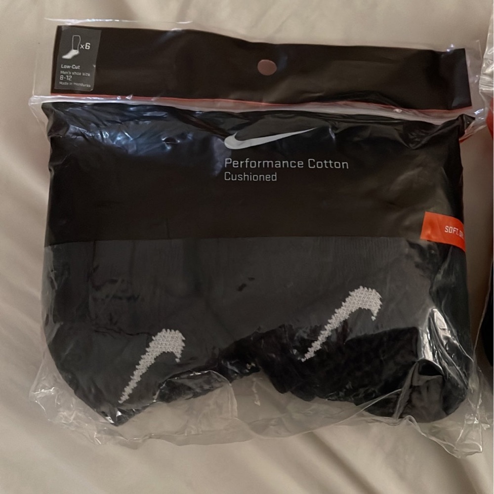 Unisex Nike Socks Low-Cut Black